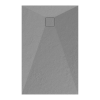 Welland Kőhatású Zuhanytálca - 70 x 110 cm, Szürke, Szifonnal