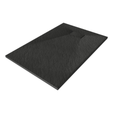 Welland kőhatású zuhanytálca szifonnal 70 x 90 cm - fekete (GT-9070SS) kád, zuhanykabin