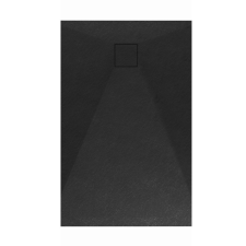 Welland kőhatású zuhanytálca szifonnal 90 x 140 cm - fekete (GT-14090SS) kád, zuhanykabin