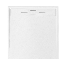 Welland kőhatású zuhanytálca szifonnal 90 x 90 cm - fehér (GT-9090LS) kád, zuhanykabin