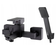 Welland Lyra kád csaptelep + kézizuhany szett - fekete csaptelep