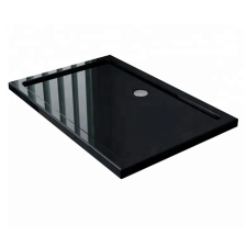 Welland T102 Slim zuhanytálca 120 x 80 cm - fekete kád, zuhanykabin