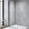 Welland Vista walk-in zuhanyfal 80 x 195 cm - fekete profil