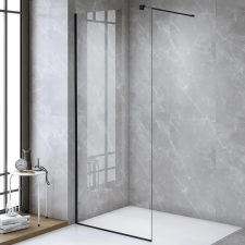 Welland Vista walk-in zuhanyfal 80 x 195 cm - fekete profil kád, zuhanykabin