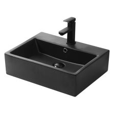 Welland Y9148 pultra építhető mosdókagyló - 52 x 42 cm (fekete) szaniter