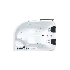  Wellis Dublo 180x130 E-Drive akril balos kád, Retro csapteleppel csaptelep