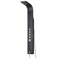 Wellis Mariner Black Matt termosztátos zuhanypanel kád, zuhanykabin
