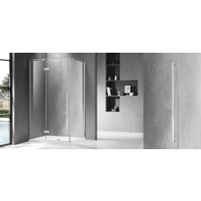 Wellis Sorrento Plus 120 1 nyílóajtós szögletes zuhanykabin Balos - Easy Clean bevonattal WC00503 kád, zuhanykabin