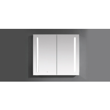  Wellis Tenerife tükrös fürdőszoba szekrény LED világítással 120(60+60)×12×70cm fürdőszoba bútor