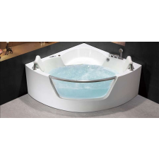 Wellis Wellis Tivoli E-Drive™ hidromasszázs Sarokkád Flipper csapteleppel 150x150cm kád, zuhanykabin