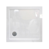 Wellis Zuhanytálca szögletes, lapos - 90x90x4, lefolyóval
