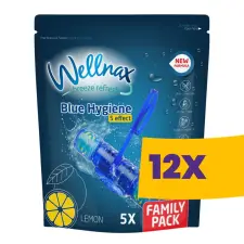 Wellnax Blue Water WC illatosító Lemon 5x50g (Karton - 12 csomag) tisztító- és takarítószer, higiénia
