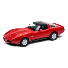 Welly - Chevrolet Corvette Coupe (1982) 1:34 piros autópálya és játékautó