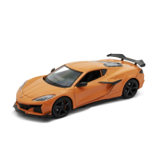 Welly Chevrolet Corvette Z06 2023 narancssárga autópálya és játékautó