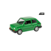 Welly Makett autó, 01:34, PRL Fiat 126p zöld.