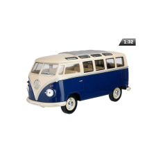 Welly Makett autó, 1:32, VW Classic Bus, kék-krém makett