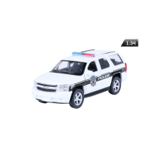 Welly Makett autó, 1:34, 2008 Chevrolet Tahoe rendőrségi, fehér rc autó
