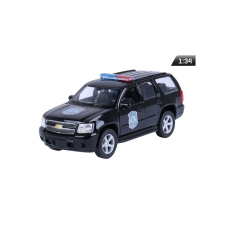 Welly Makett autó, 1:34, 2008 Chevrolet Tahoe rendőrségi, fekete rc autó