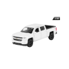 Welly Makett autó, 1:34, Chevrolet Silverado 2017, fehér