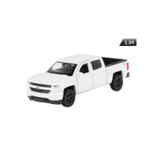 Welly Makett autó, 1:34, Chevrolet Silverado 2017, fehér rc autó