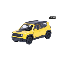 Welly Makett autó, 1:34 Jeep Renegade Trailhawk, sárga makett