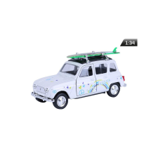 Welly Makett autó, 1:34, Renault 4, fehér makett