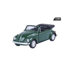 Welly Makett autó, 1:34, VW Beetle kabrió, zöld makett