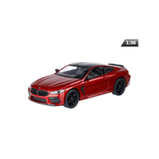 Welly Makett autó, 1:38, BMW M8 Competition Coupe, piros makett