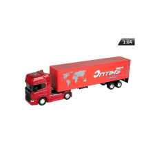 Welly Makett kamion, 1:64, V8-as Scania730, piros makett