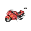 Welly Makett motorkerékpár, 1:18, Suzuki Hayabusa, piros