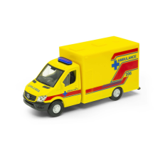  Welly Mercedes-Benz Sprinter AMBULANCE 1:34 žltý autópálya és játékautó