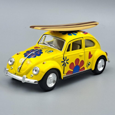 Welly Volkswagen Bogár 1963 Deszkával sárga makett