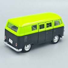 Welly Volkswagen T1 Bus 1963 fekete-almazöld makett