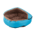 Welora Kisállatágy, Welora®, Párnázott belső, Tapadásmentes talp, Vízálló, Levehető huzat, Méretek 54 x 13 cm, Kék/barna
