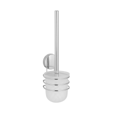 WENKO acél WC-kefe garnitúra 10 x 37 x 11 cm króm takarító és háztartási eszköz