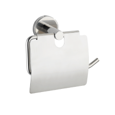 WENKO BOSIO FALI WC-PAPÍR TARTÓ FEDÉLLEL fürdőszoba kiegészítő