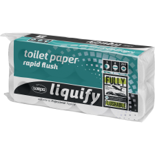 Wepa WEPA Liquify vízben oldódó wc papír - 3 rétegű 8 tekercses higiéniai papíráru
