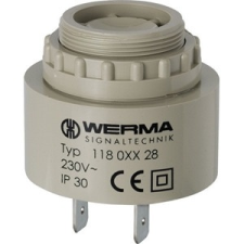 Werma 11906826 Electr. Buzzer EM Contin/pulse 48VAC/DC villanyszerelés