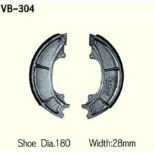 Wesrah VB-304 fékpofa Wesrah Futómű és fék alkatrészek Fékpofák (dobfék) egyéb motorkerékpár alkatrész