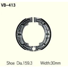 Wesrah VB-413 fékpofa Wesrah Futómű és fék alkatrészek Fékpofák (dobfék) egyéb motorkerékpár alkatrész
