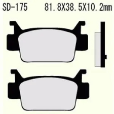 Wesrah VD-175 fékbetét Wesrah Futómű és fék alkatrészek Fékbetétek (tárcsafék) egyéb motorkerékpár alkatrész