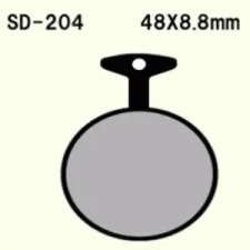 Wesrah VD-204 Fékbetét Wesrah Futómű és fék alkatrészek Fékbetétek (tárcsafék) egyéb motorkerékpár alkatrész