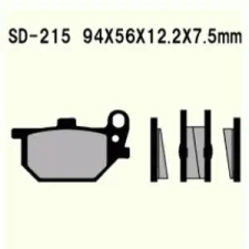 Wesrah VD-215 Fékbetét Wesrah Futómű és fék alkatrészek Fékbetétek (tárcsafék) egyéb motorkerékpár alkatrész