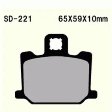 Wesrah VD-221 Fékbetétek Wesrah  Futómű és fék alkatrészek Fékbetétek (tárcsafék) egyéb motorkerékpár alkatrész