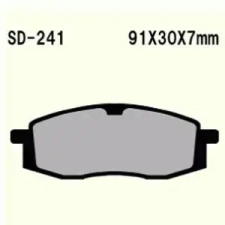 Wesrah VD-241 fékbetét Wesrah Futómű és fék alkatrészek Fékbetétek (tárcsafék) egyéb motorkerékpár alkatrész