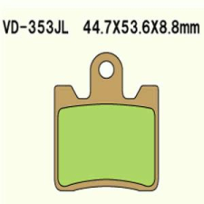Wesrah VD-353JL fékbetét Wesrah Futómű és fék alkatrész Fékbetét (tárcsafék) egyéb motorkerékpár alkatrész