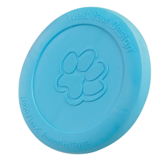West Paw Zisc frizbi (L | 22 cm | Aqua) játék kutyáknak