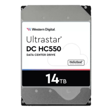 Western Digital 14TB Ultrastar DC HC550 SATA3 3.5" (0F38581/WUH721814ALE6L4) merevlemez, ssd