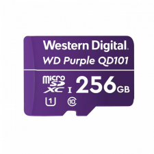 Western Digital 256GB microSDXC Class10 UHS-I (U1) Purple QD101 adapter nélkül memóriakártya