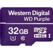 Western Digital MicroSD kártya - 32GB (microSDHC™, SDA 6.0, 24/7 működtetés, Purple) memóriakártya